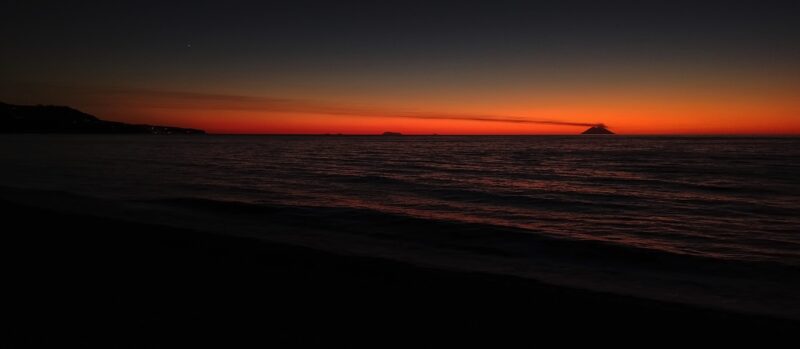 Tramonto sullo stromboli